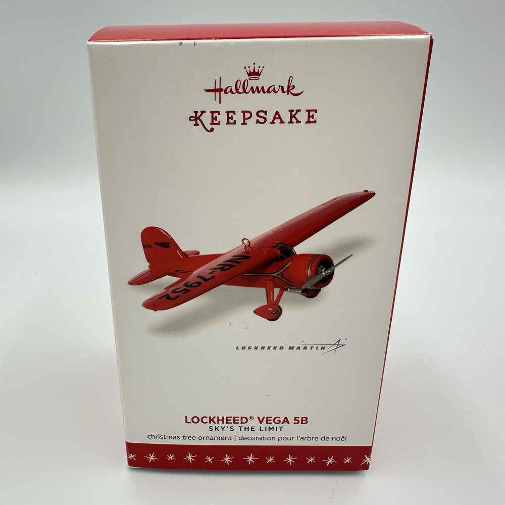 Lot 3 Hallmark Keepsake Sky's The Limit Airplane Ornaments 2014, 2016, 2017 - Picture 10 of 11